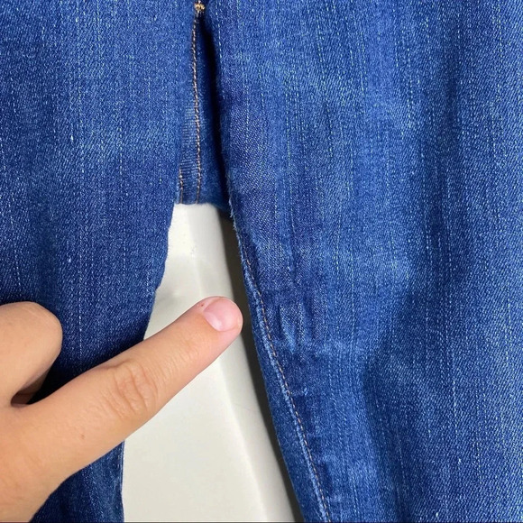 Madewell Paloma Wash High Rise Raw Hem Skinny Jeans Plus Size 36 PETITE - Picture 10 of 11